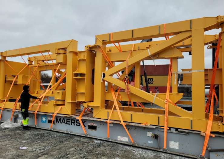 Bridge crane from Poland to the USA